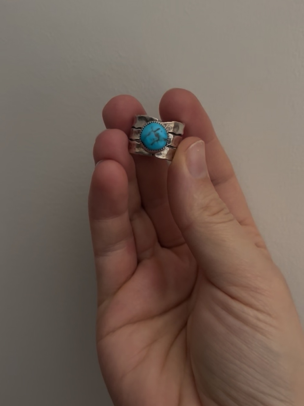 Turquoise Stone Silver Ring